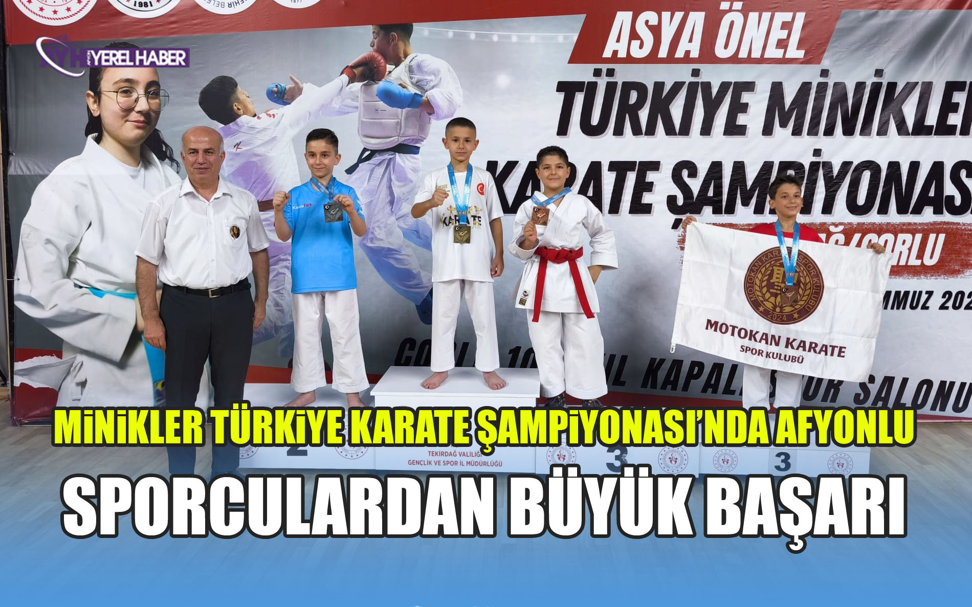Minikler Türkiye Karate Şampiyonası’nda Afyonkarahisarlı Sporculardan Büyük Başarı