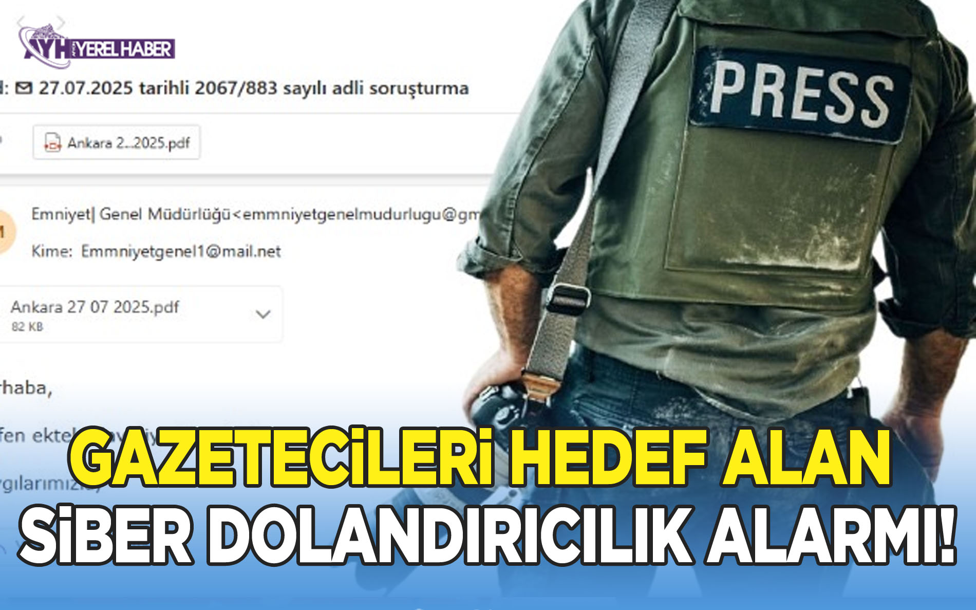 Gazetecileri Hedef Alan Siber Dolandırıcılık Alarmı!