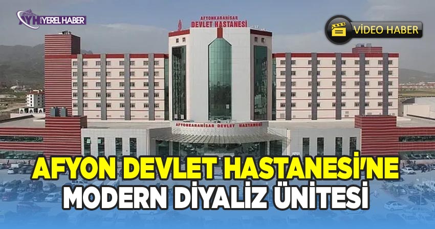 Afyon Devlet Hastanesi'nde Modern Diyaliz Ünitesi