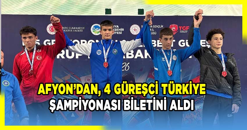 Afyon'dan 4 Sporcu, Türkiye Şampiyonası'na Katılacak