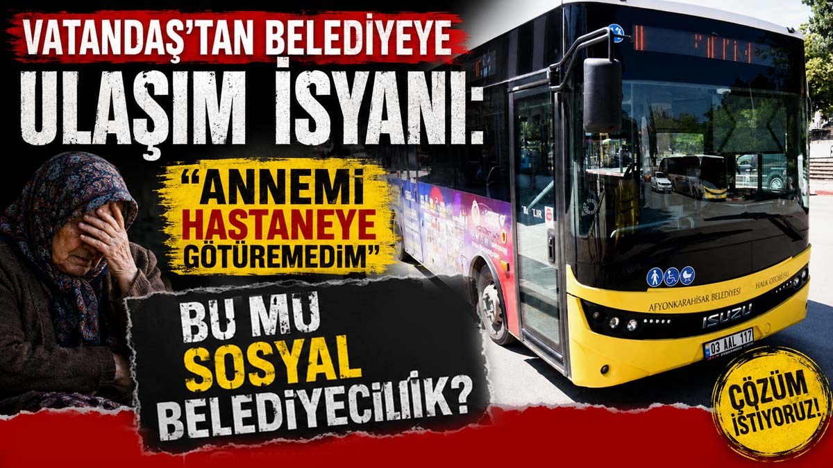 Vatandaş'tan Belediyeye Ulaşım İsyanı: 