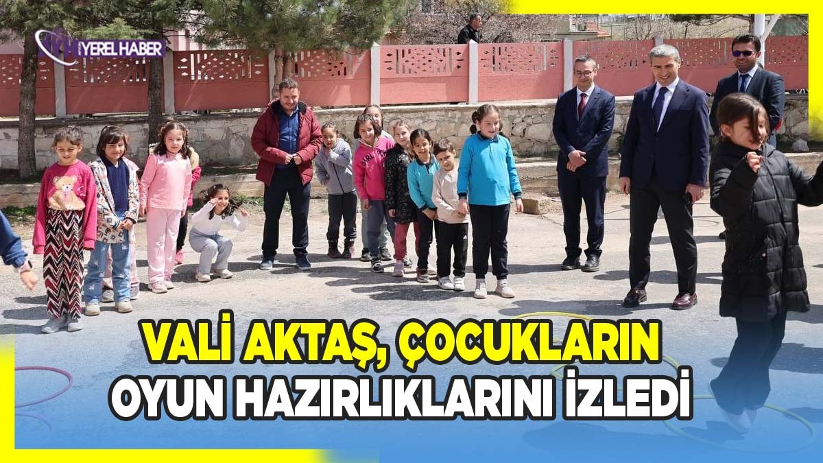 Vali Aktaş’tan İhsaniye’de Öğrencilere ziyaret