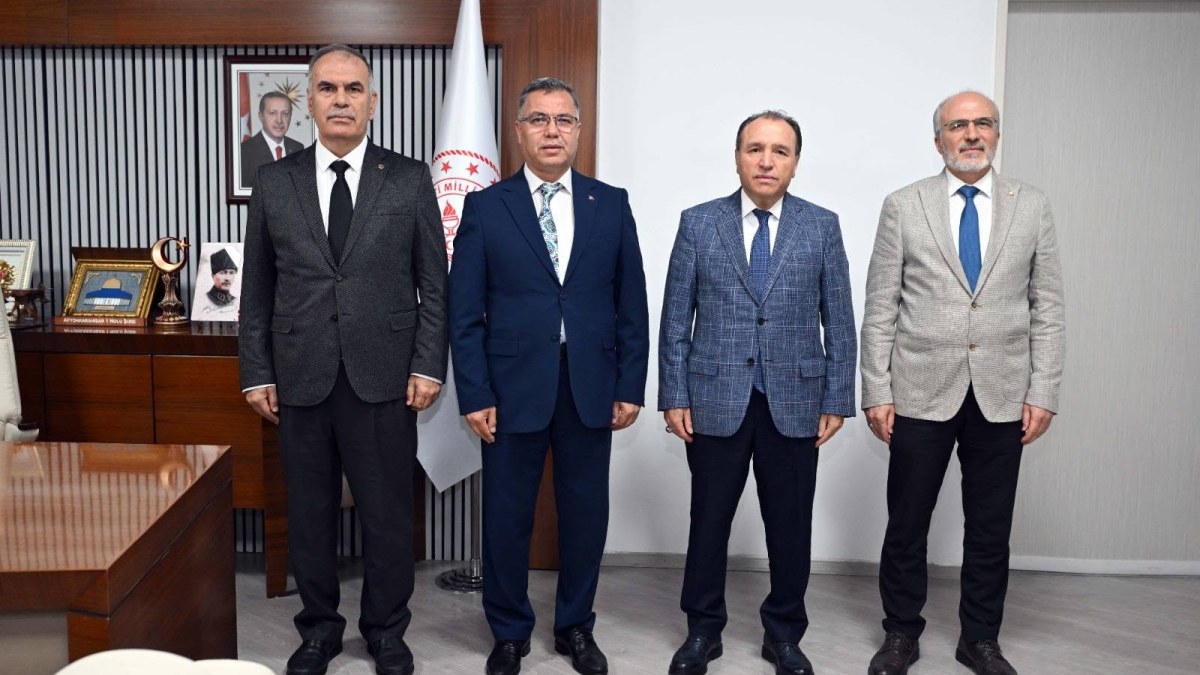 AKÜ Rektörü Karakaş’tan İl Milli Eğitim Müdürü Altınkaynak’a Ziyaret