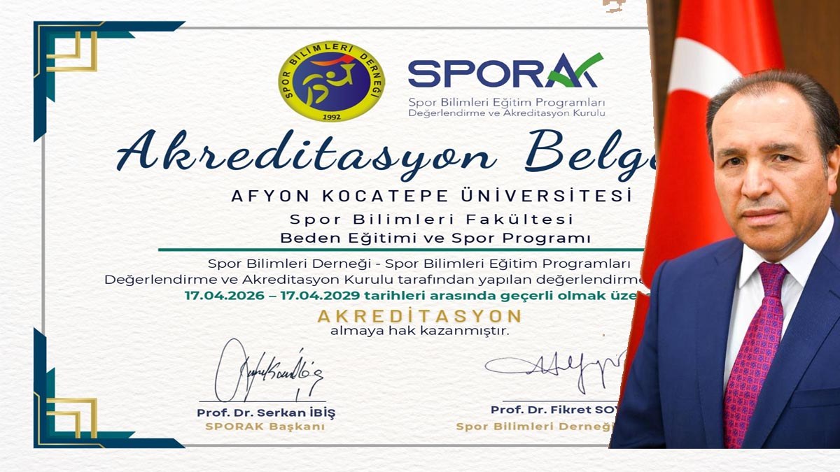 SBF Beden Eğitimi ve Spor Öğretmenliği Programına 3 Yıllık Akreditasyon
