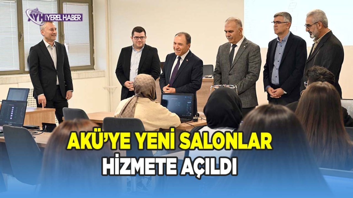 Rektör Karakaş, BYOD Sınıfı ve Çalışma Salonu ile Erkmentepe Toplantı Salonunun Açılışını Yaptı