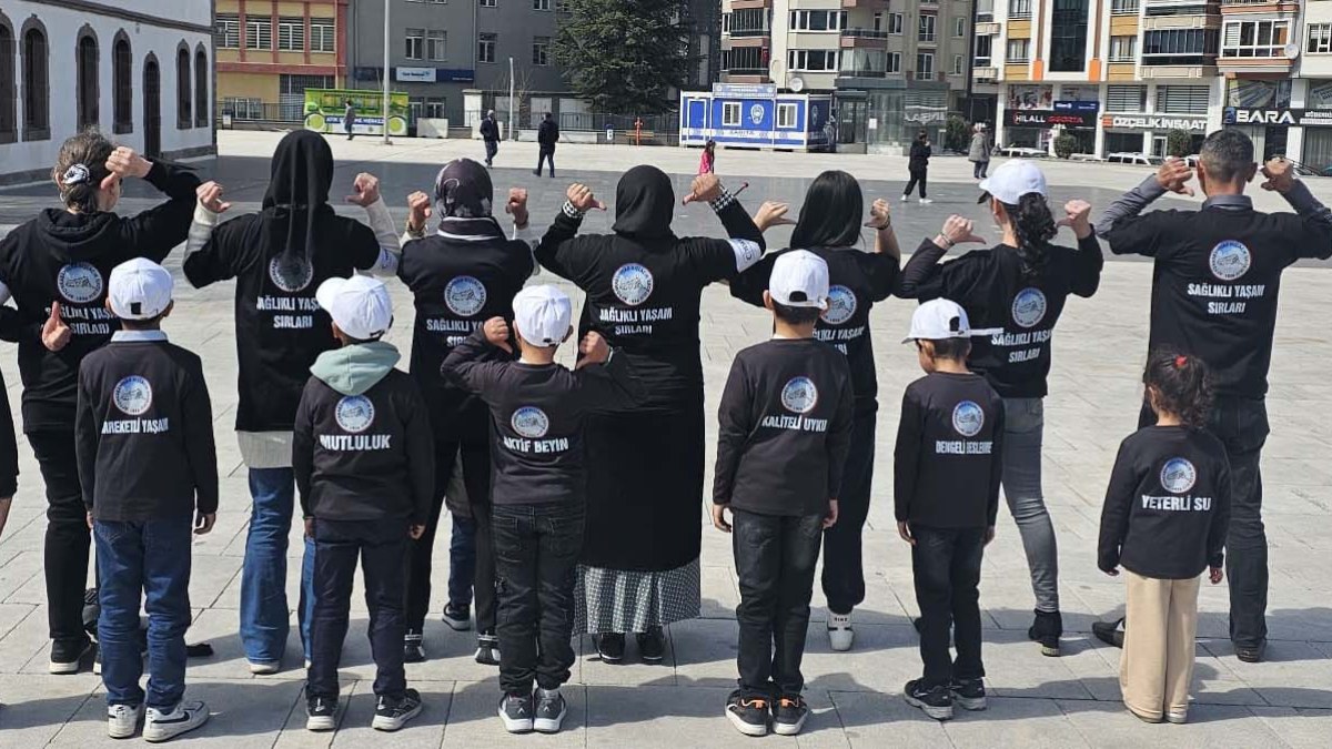 Kışlacık İlkokulu Öğrencilerinden Sağlık Yaşam Etkinliği