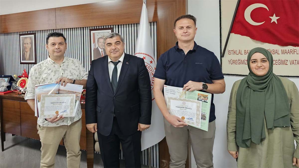 ÖğretmenİZ Dergisi Yazarlarından İl Milli Eğitim Müdürü’ne Ziyaret