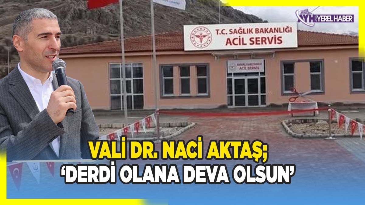 Vali Aktaş, Dinar Hastanesi Tatarlı Ek Hizmet Binasının Açılışını Yaptı