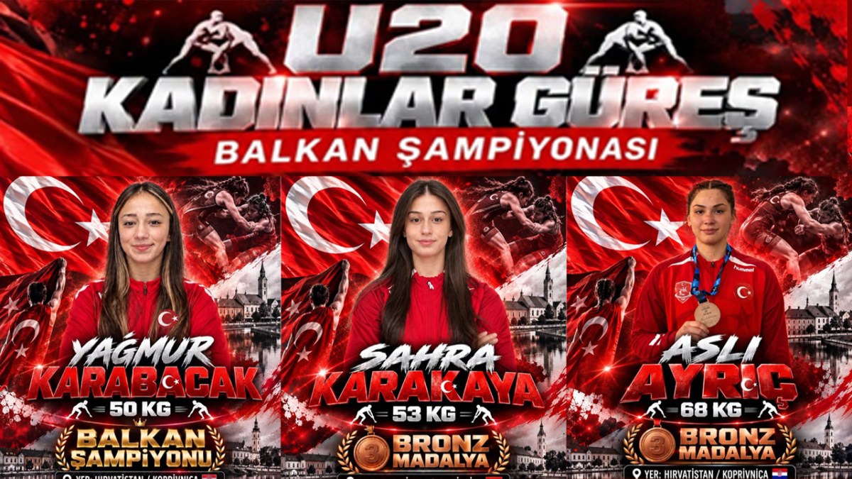 Afyonkarahisar’dan U20 Balkan Şampiyonası’nda 3 Madalya