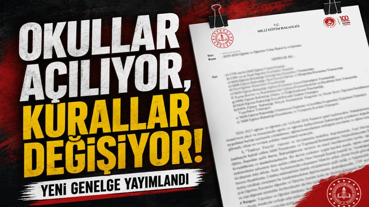 Okullar açılıyor, kurallar değişiyor!