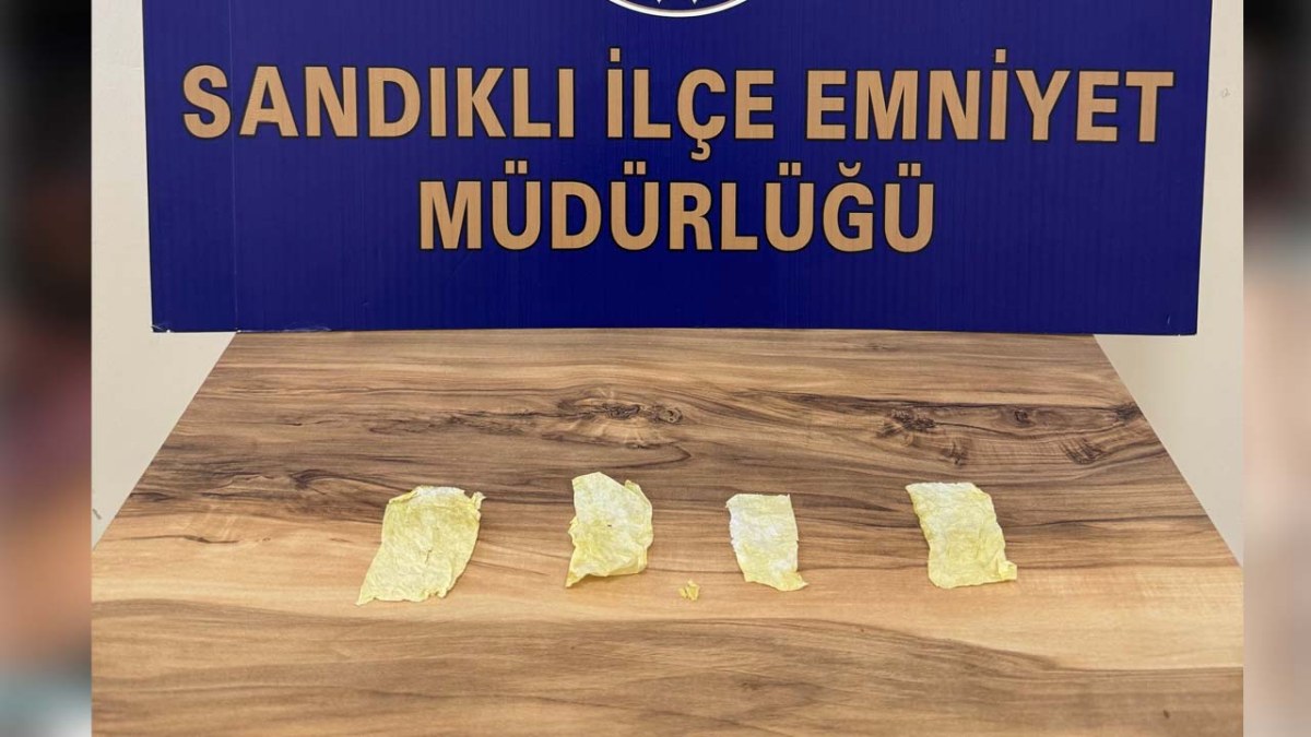 Afyonkarahisar’da Uyuşturucu Operasyonu: 1 Şüpheli Tutuklandı