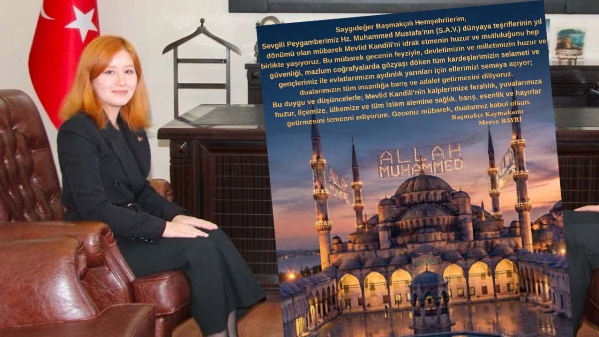 Başmakçı Kaymakamı Merve Bayri’den Mevlid Kandili Mesajı
