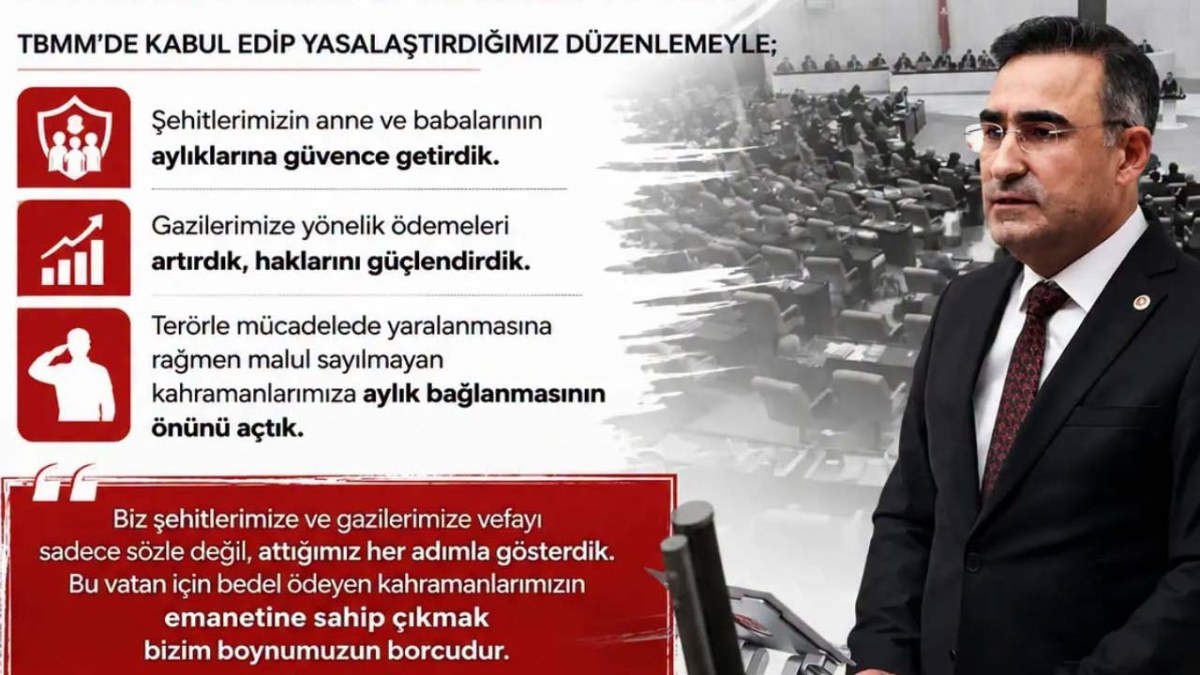 Dr. Hasan Arslan’dan Şehit Aileleri ve Gaziler İçin Mesaj