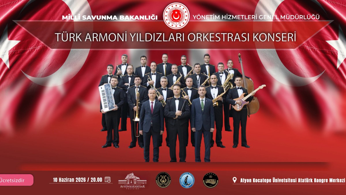 Türk Armoni Yıldızları Orkestrası Afyonkarahisar’da Sanatseverlerle Buluşacak
