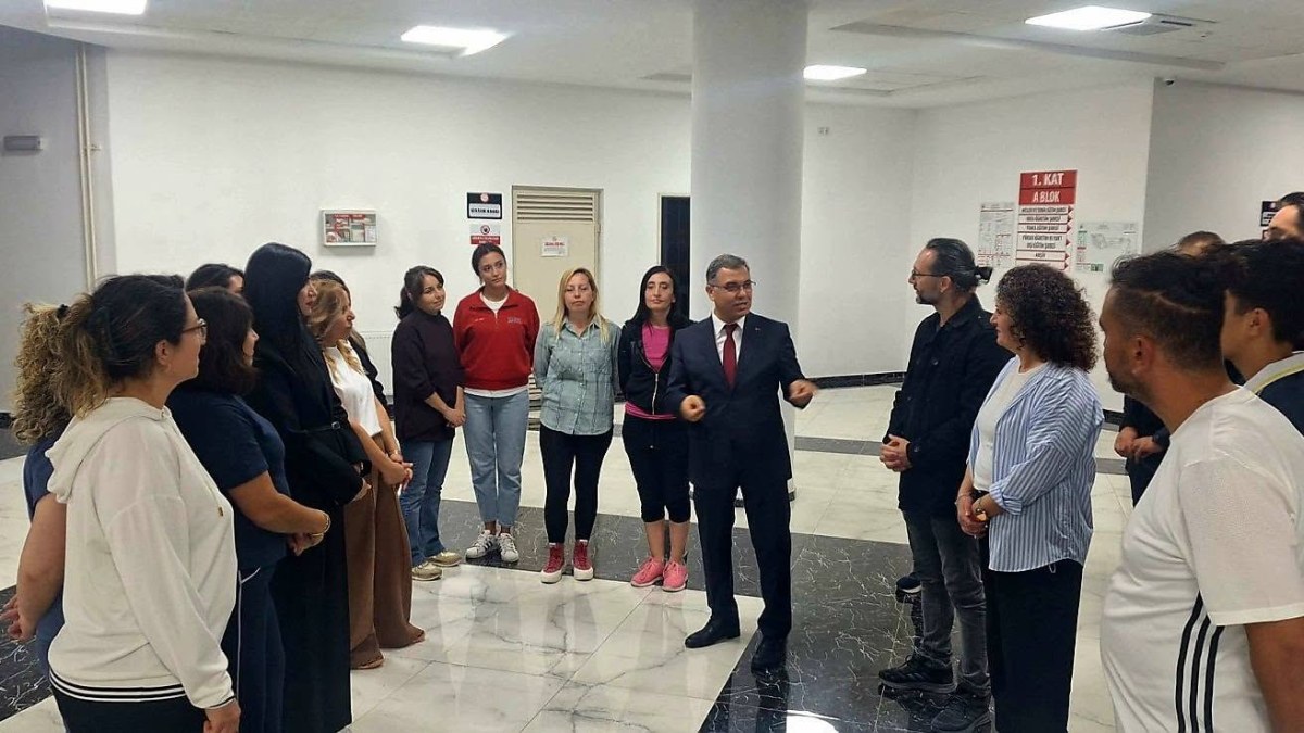 İl Müdürü Altınkaynak’tan Maarif Halk Oyunları Ekibine Akşam Provasında Ziyaret