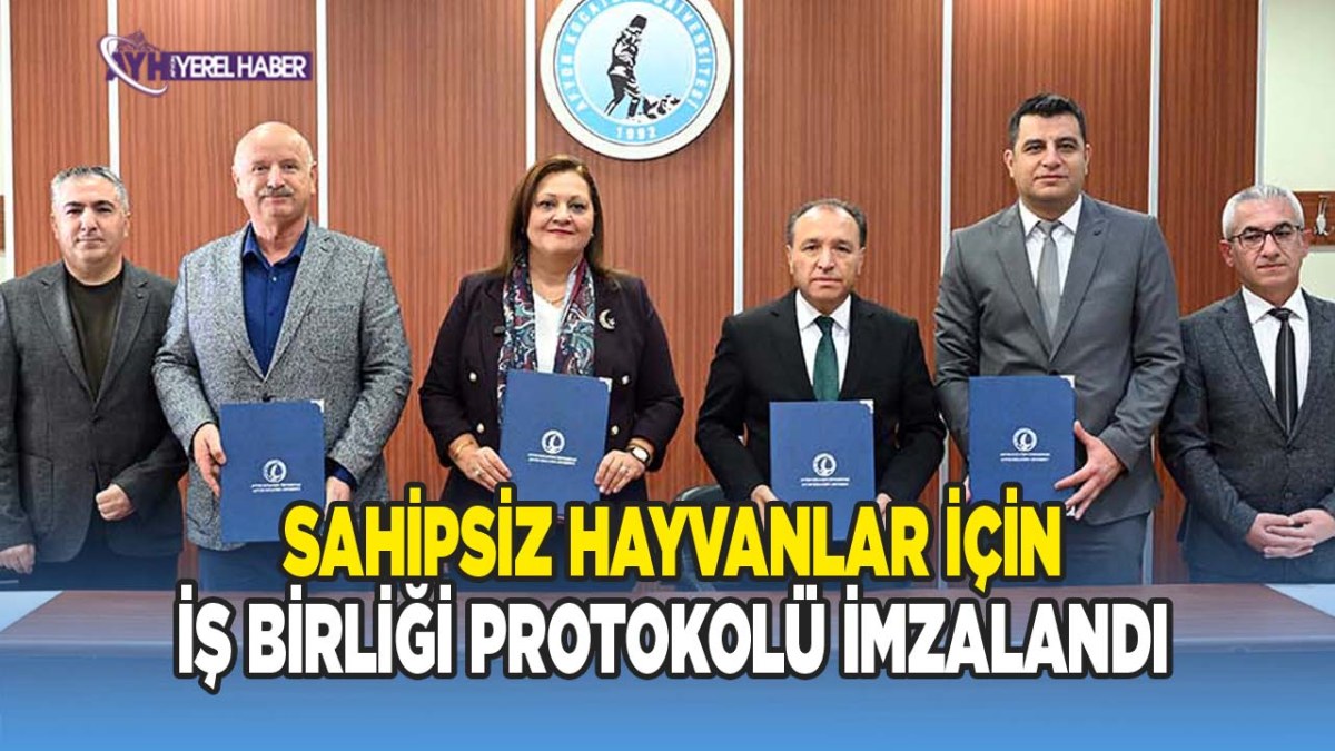 AKÜ ile Afyonkarahisar Belediyesi Arasında Sahipsiz Hayvanlar İçin İş Birliği Protokolü İmzalandı