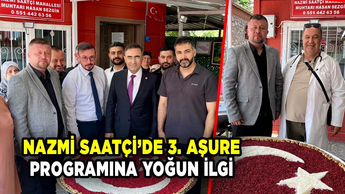 Afyon’da Nazmi Saatçi Mahallesi’nde 3. Aşure Programına Yoğun İlgi
