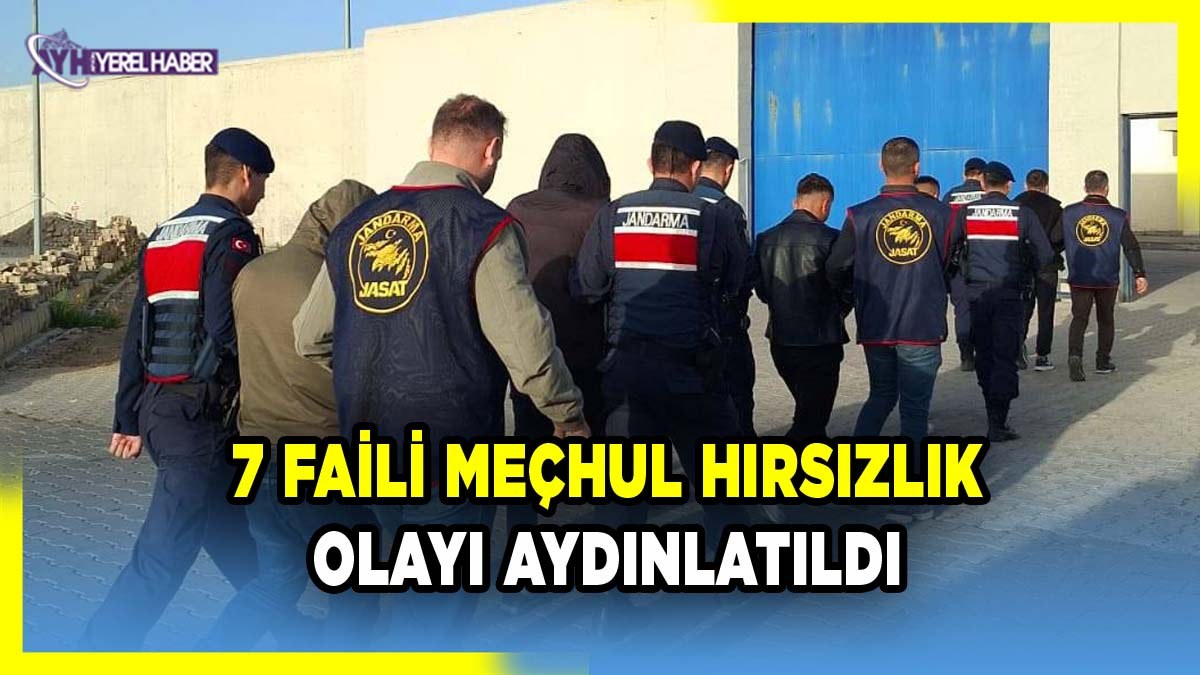 JASAT’tan Başarılı Operasyon: 7 Faili Meçhul Hırsızlık Olayı Aydınlatıldı