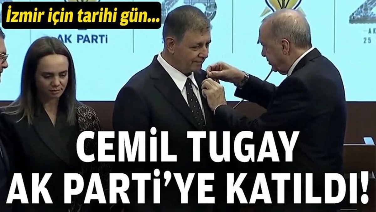 Cemil Tugay, AK Parti'ye katıldı!