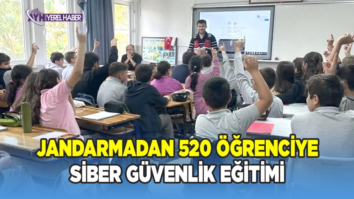 Jandarmadan 520 Öğrenciye Siber Güvenlik Eğitimi
