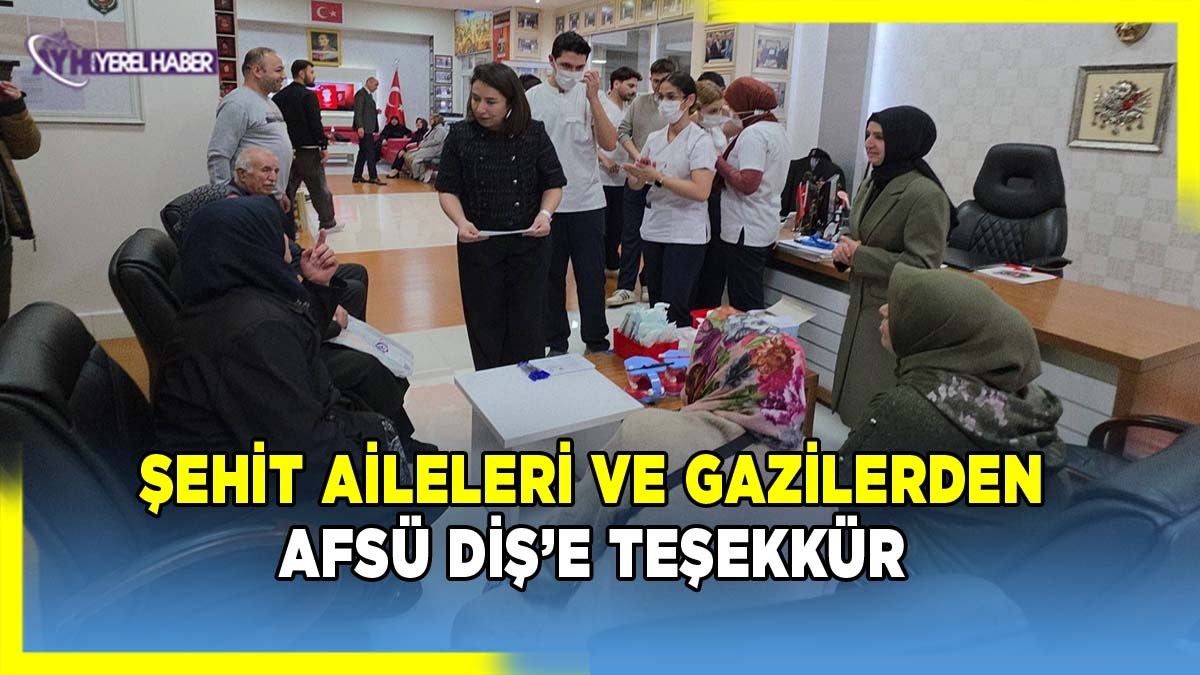 Kumartaşlı’dan AFSÜ’ye Teşekkür: “Gazilerimiz ve Şehit Ailelerimiz İçin Büyük Kolaylık Sağlandı”