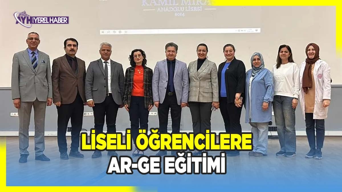 Afyon'da Liseli öğrencileri AR-GE eğitimi