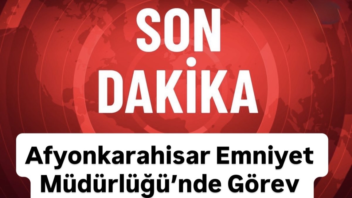 Afyonkarahisar İl Emniyet Müdürlüğü’nde görev değişimi