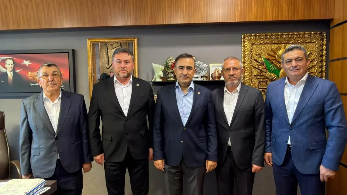 Milletvekili Hasan Arslan’a Gazi Meclis’te Belediye Başkanlarından Ziyaret
