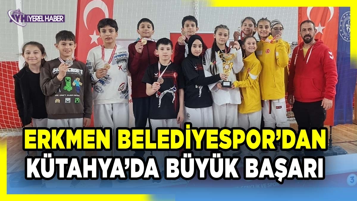 Erkmen Belediyespor’dan Kütahya’da Büyük Başarı