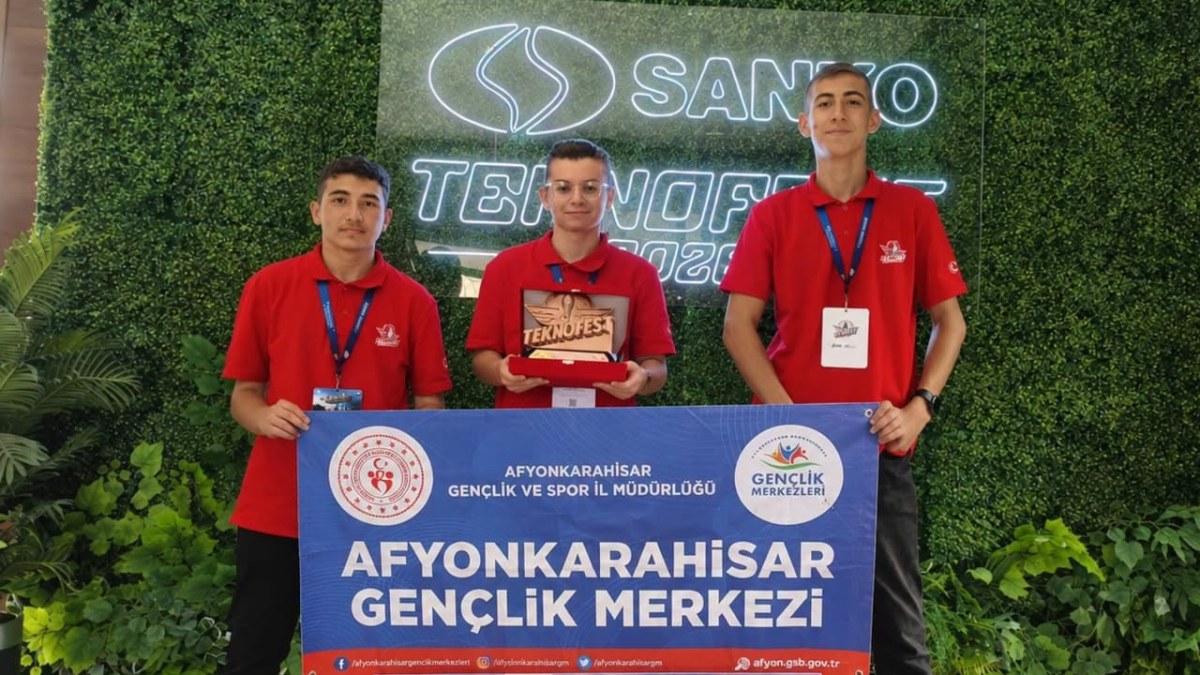 Afyonkarahisar Gençlik Merkezlerinden TEKNOFEST’te Gururlandıran Başarı