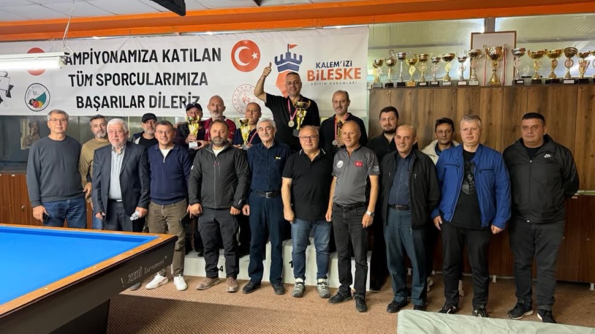 3 Bant Bilardo İl Şampiyonası’nın 2. Etabı Tamamlandı