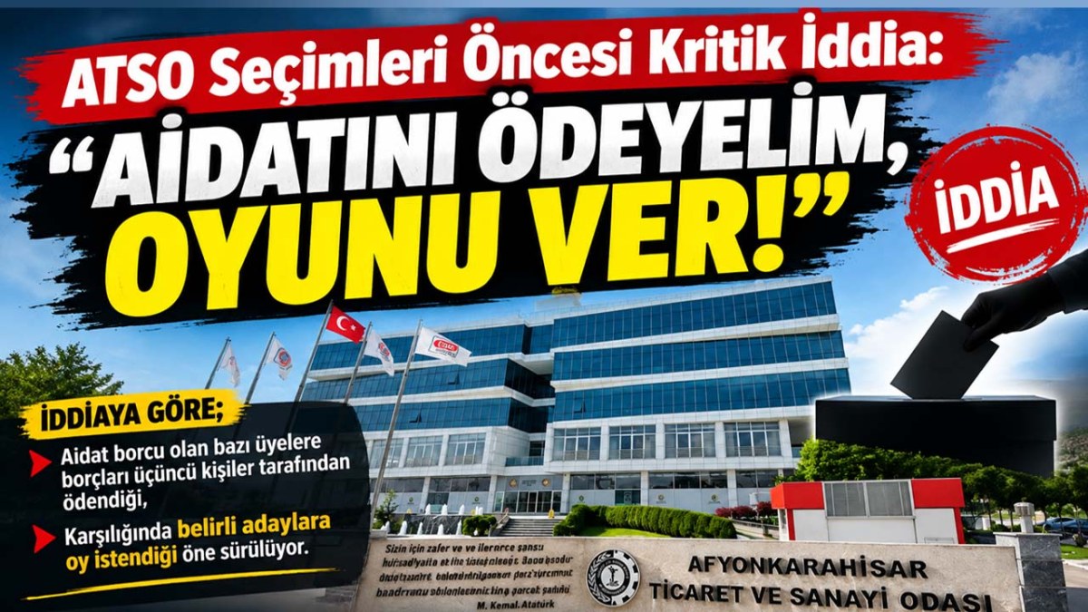 ATSO Seçimleri Öncesi Kritik İddia: “Aidatını Ödeyelim, Oyunu Ver!”