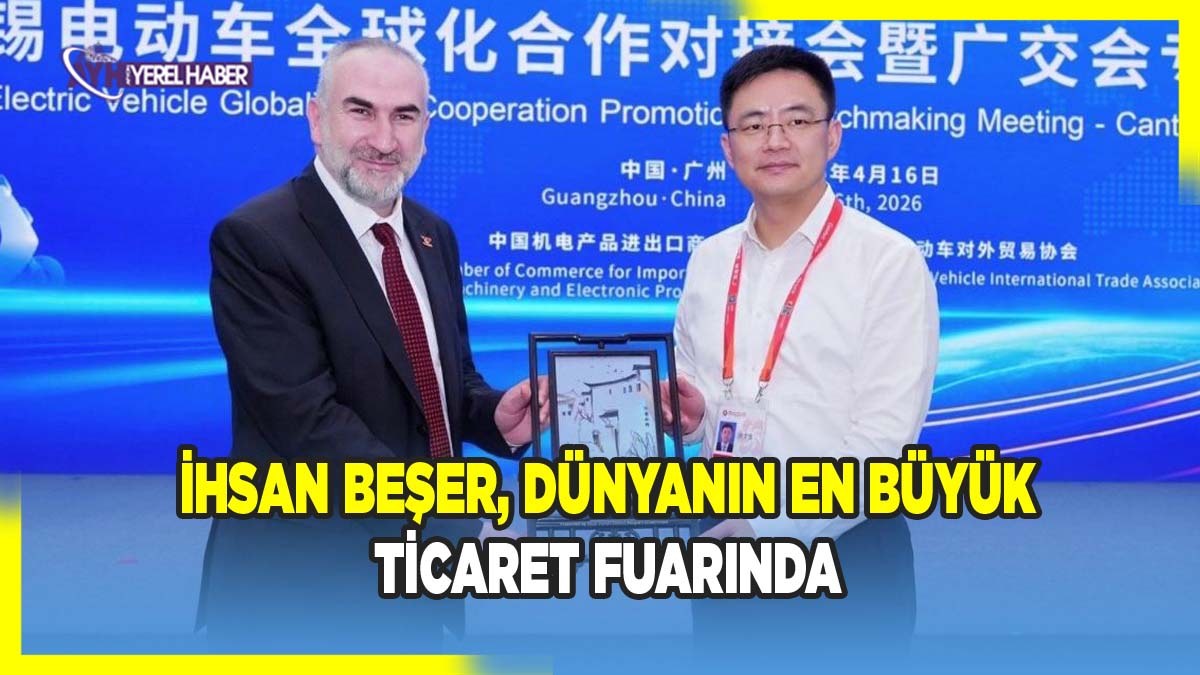 İhsan Beşer, Dünyanın en büyük ticaret fuarında konuştu