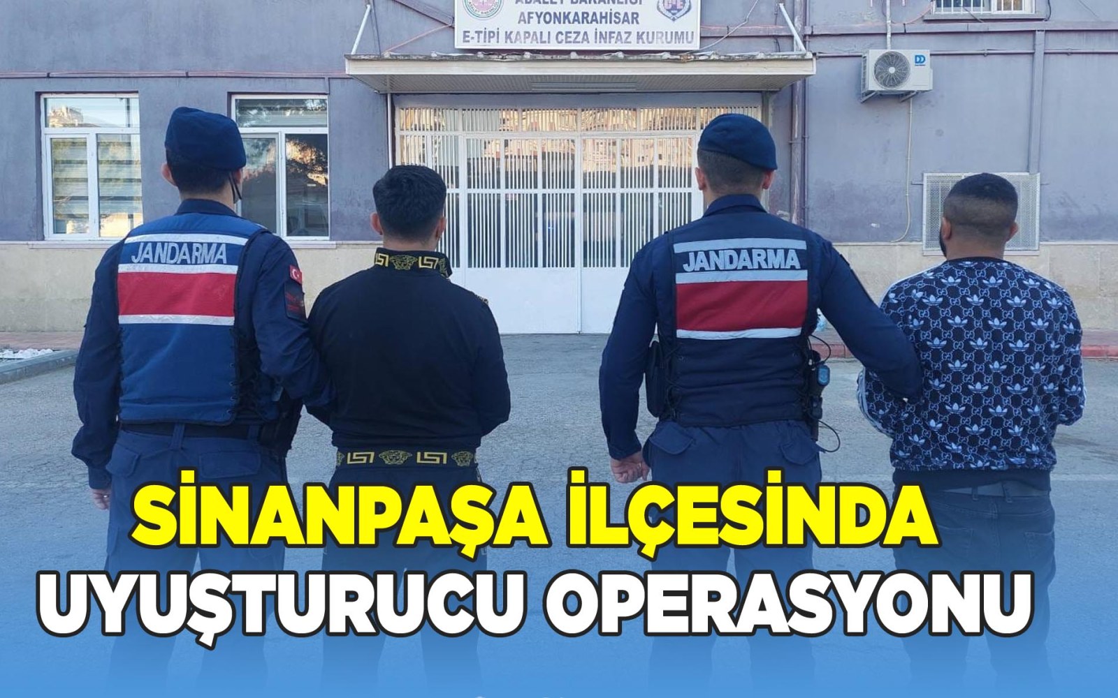 Sinanpaşa ilçesinde uyuşturucu operasyonu
