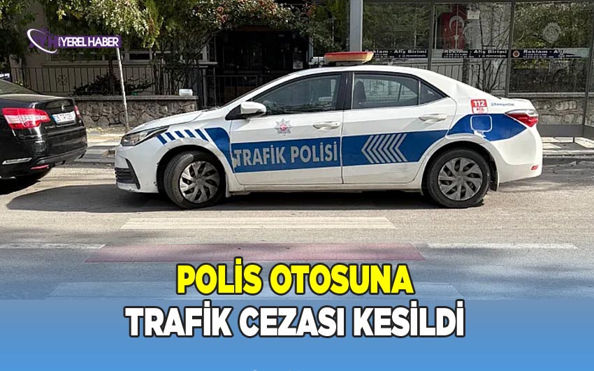 Polis otosuna trafik cezası kesildi
