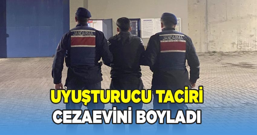 Afyon'da 3 bin 860 uyuşturucu hapla yakalanan tacir cezaevini boyladı