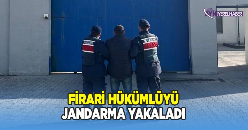 Afyon'da Firari Hükümlüyü Jandarma yakaladı