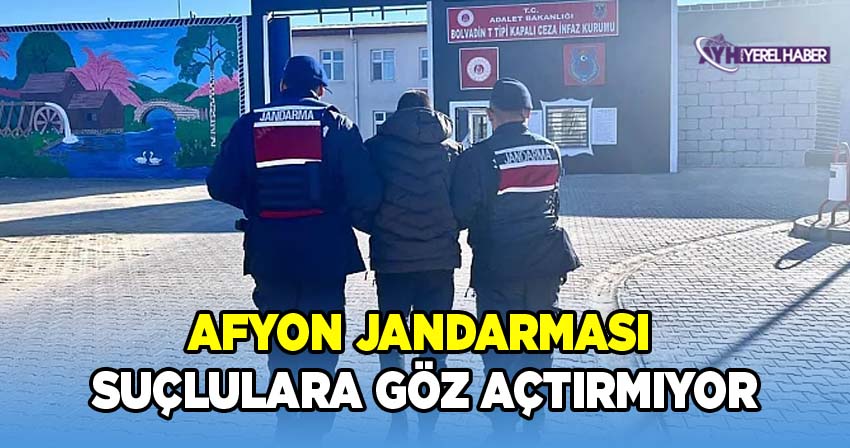 Afyon Jandarması, Suçlulara Göz Açtırmıyor