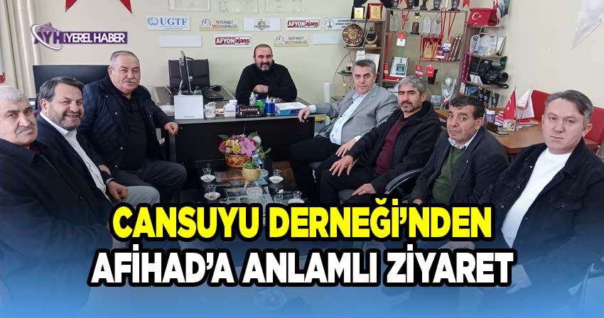 Cansuyu Derneği’nden AFİHAD’a Anlamlı Ziyaret