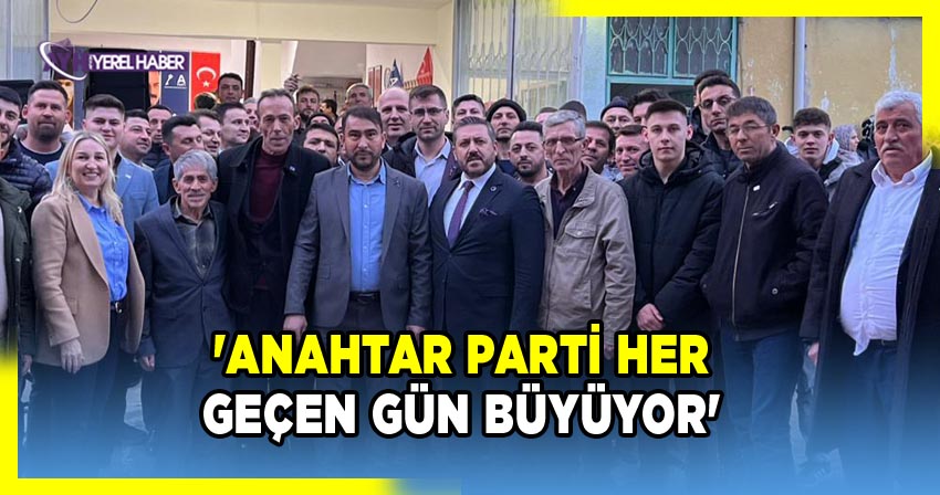 Anahtar Parti Afyon’da 80 kişiye daha rozet taktı