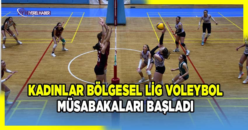 Kadınlar Bölgesel Lig Voleybol Müsabakaları Afyonkarahisar’da Başladı