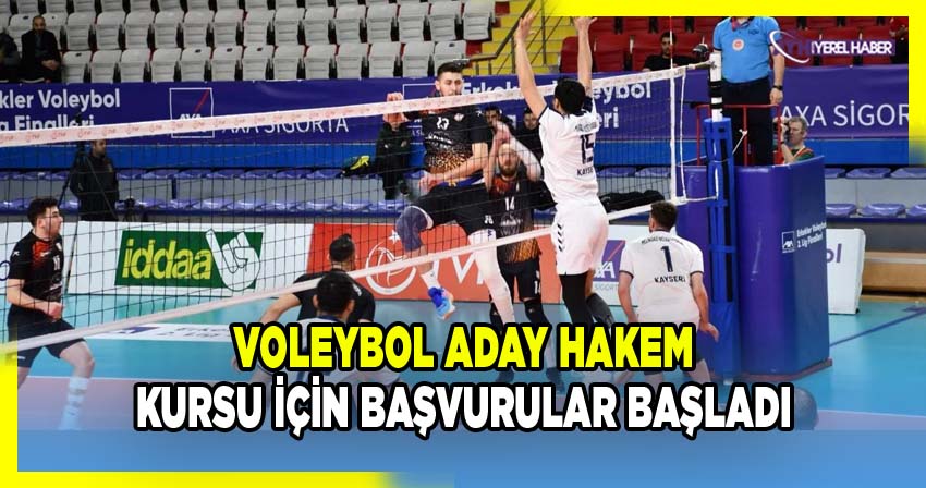 Afyonkarahisar’da Voleybol Aday Hakem Kursu İçin Başvurular Başladı
