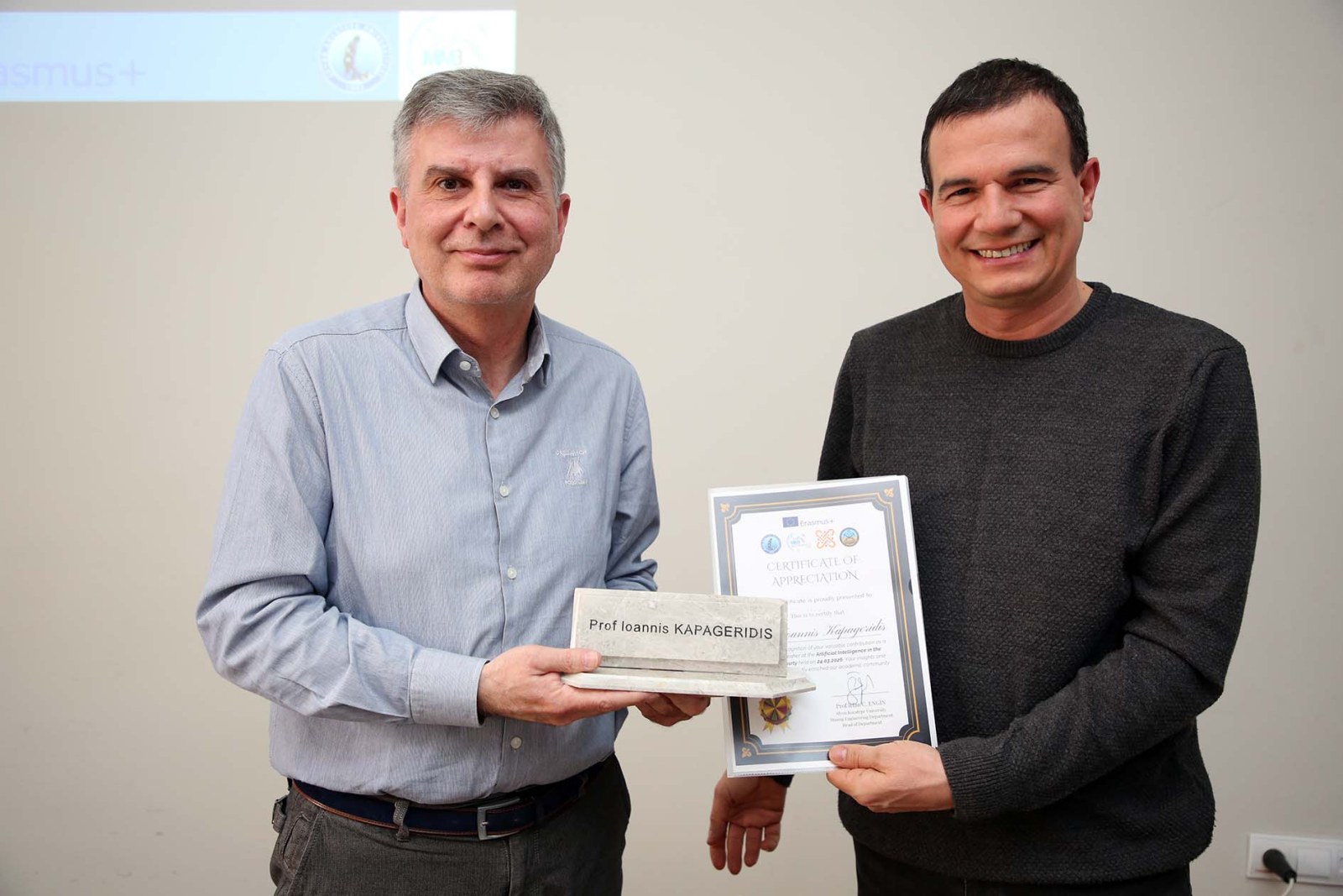 Prof. Dr. Kapageridis, Mermer Sektöründe Yapay Zekâ Dönemini Anlattı