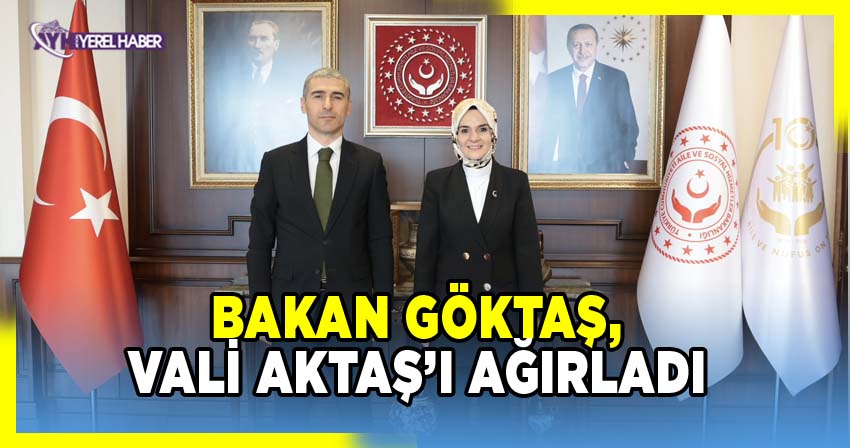 Bakan Göktaş, Vali Aktaş’ı Ağırladı