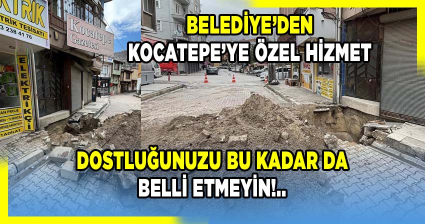 Afyon Belediyesi'nden Kocatepe Gazetesi'ne özel hizmet