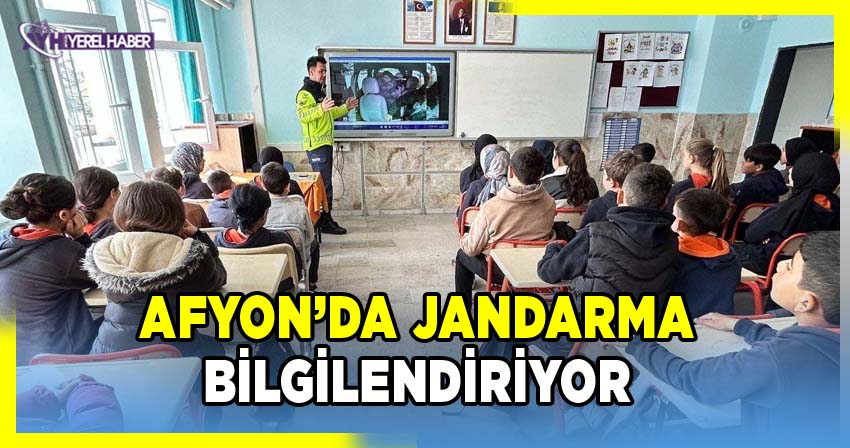 Afyon'da Jandarma Bilgilendiriyor