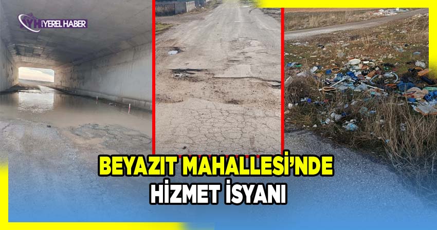 Afyon Beyazıt Mahallesi’nde Hizmet İsyanı